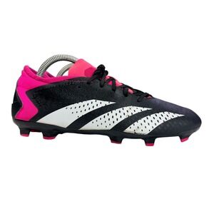Adidas Predator Accuracy.3 Firm Ground Soccer Cleats Black Pink Mens 8